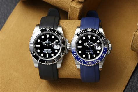 rolex dive watch rubber band|rolex submariner rubber watch band.